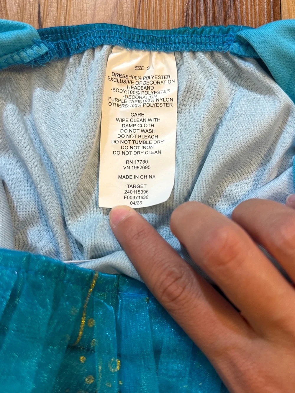 Target Teal and Gold Mermaid Dress Costume